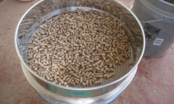 Wood pellets:Particle size inside the industrial wood pellets