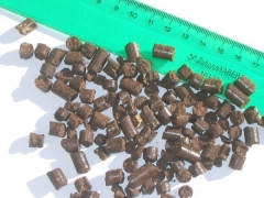 Grape residue pellets