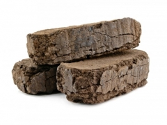 Peat briquettes